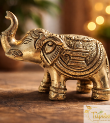 Brass Elephant Statue