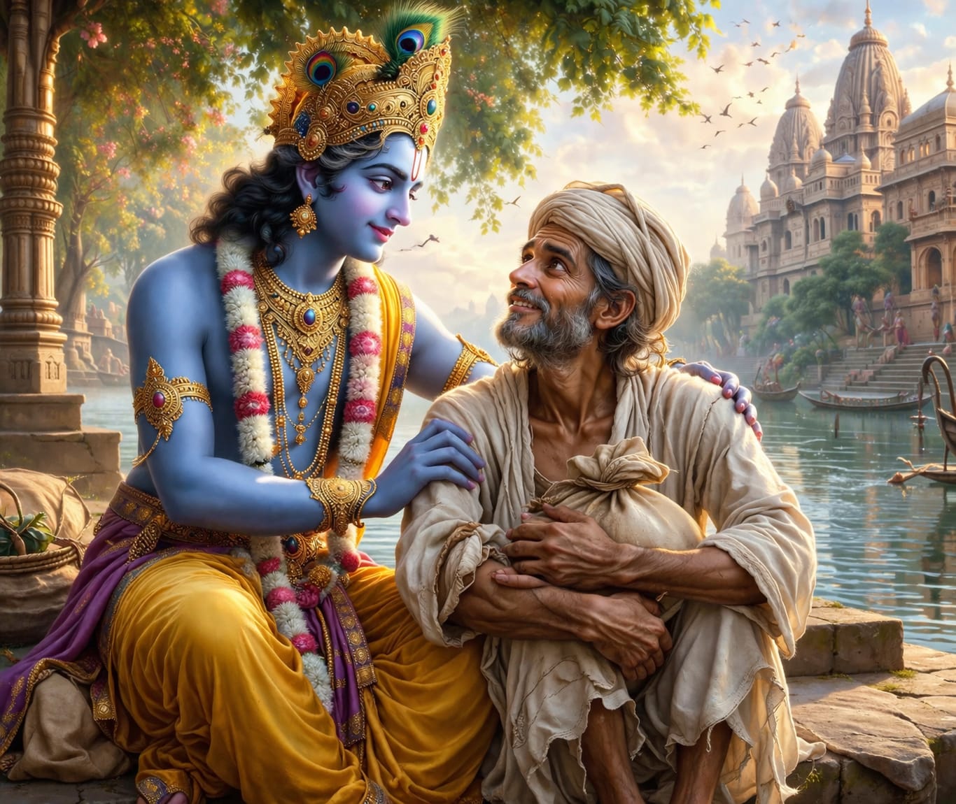 बता मेरे यार सुदामा रे।